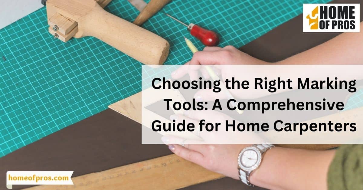 Choosing the Right Marking Tools: A Comprehensive Guide for Home Carpenters