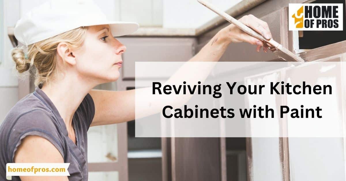Reviving Your Kitchen Cabinets with Paint