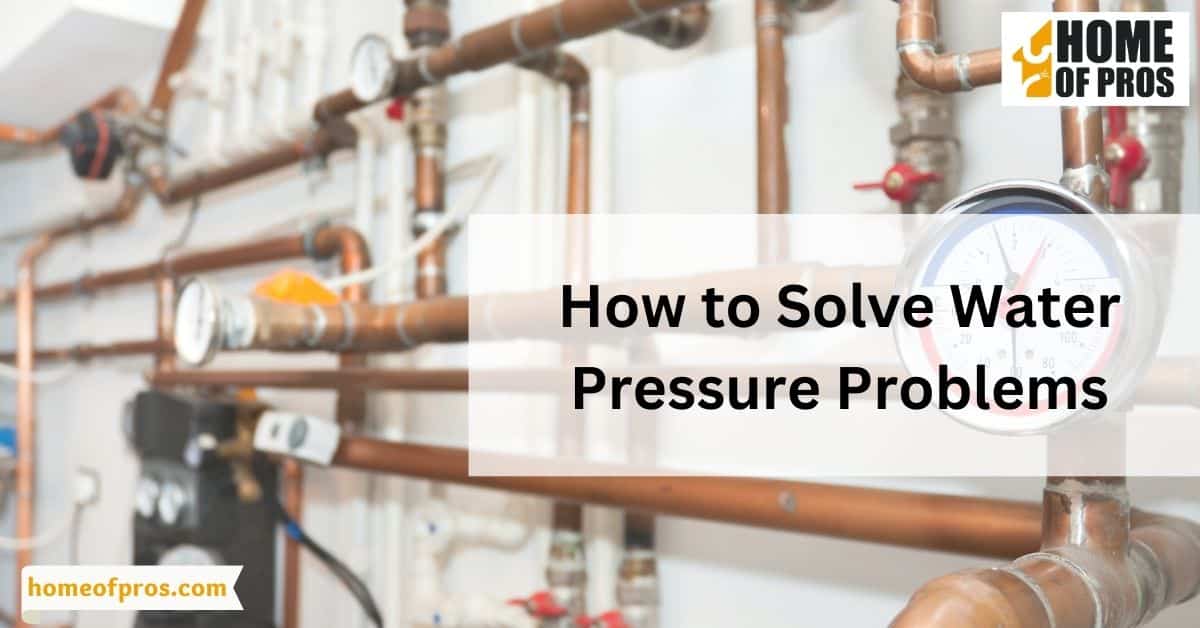 How to Solve Water Pressure Problems