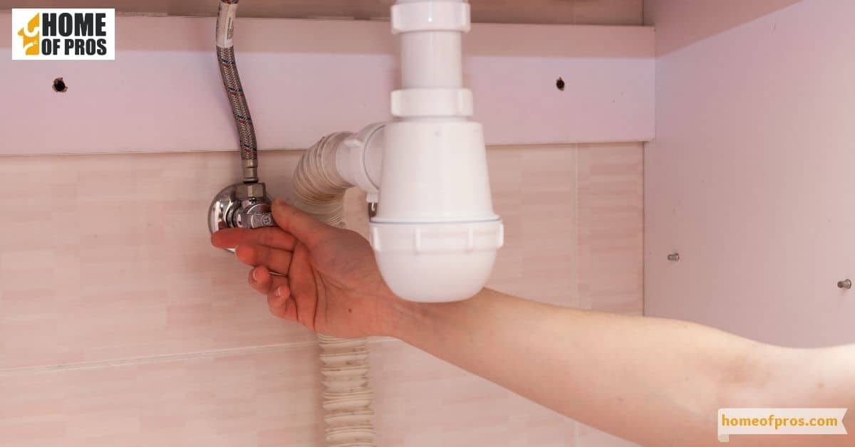 Step 1: Shut off the water supply valve