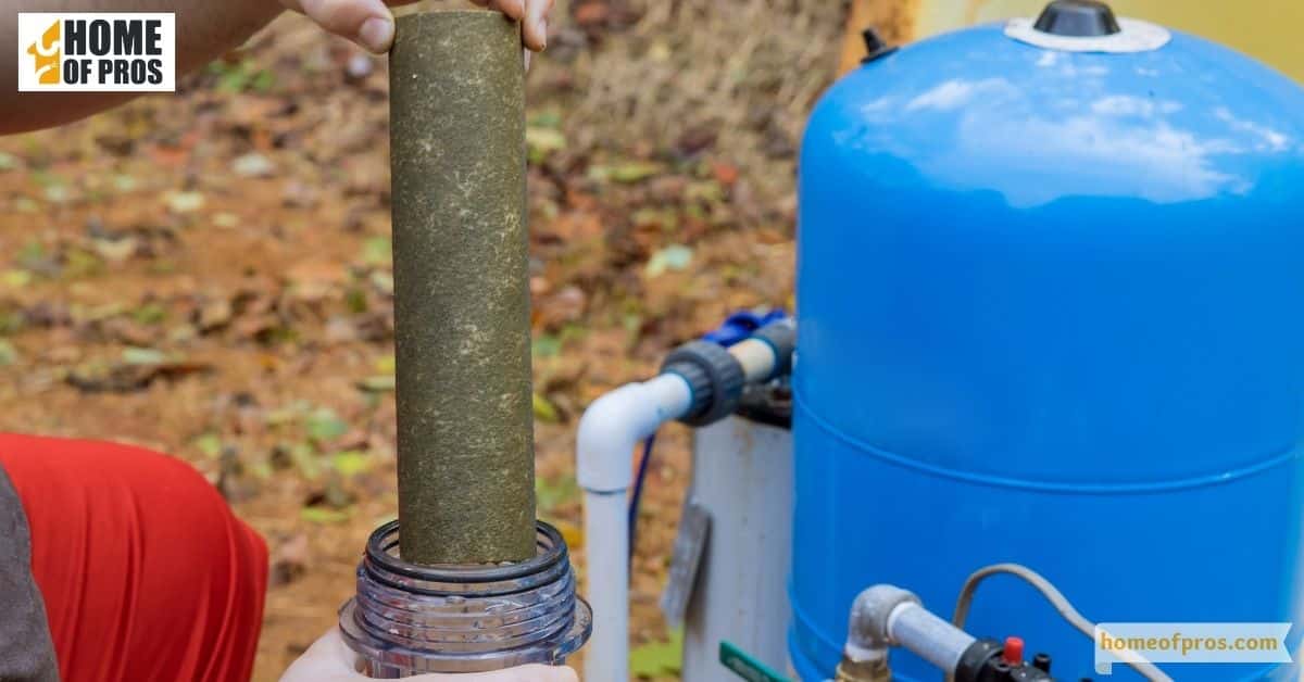 Clean out sediment in faucets or pipes