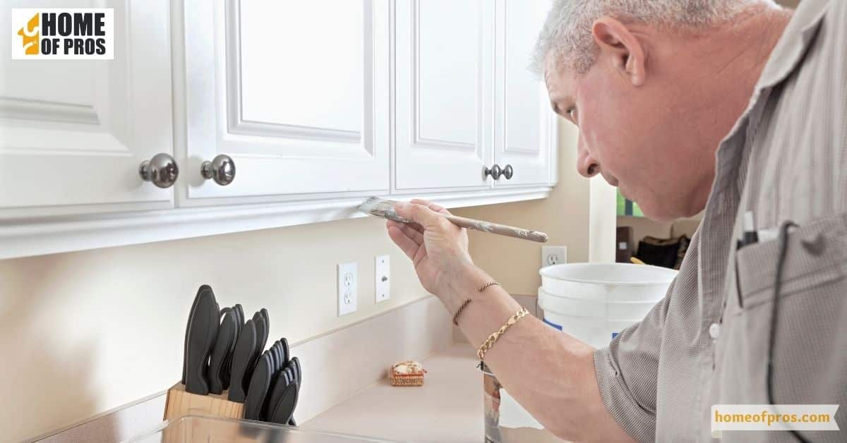 Fill in any cracks or dents with wood filler