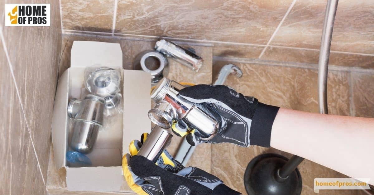 Replace old plumbing fixtures with new ones