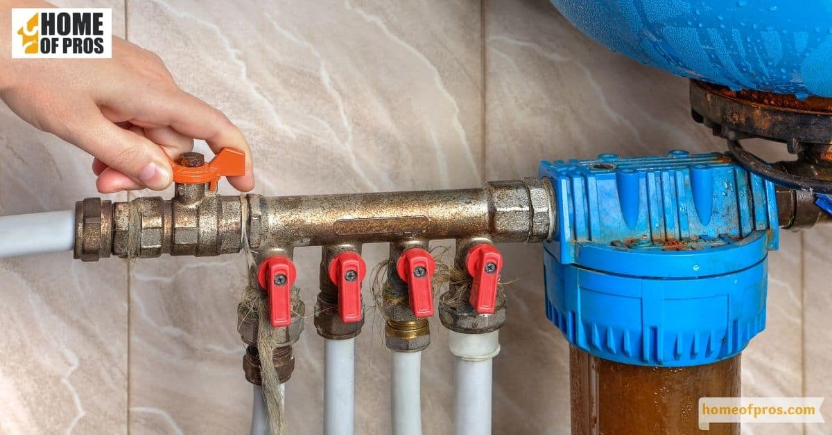 Step 6: Turn on the water supply valve