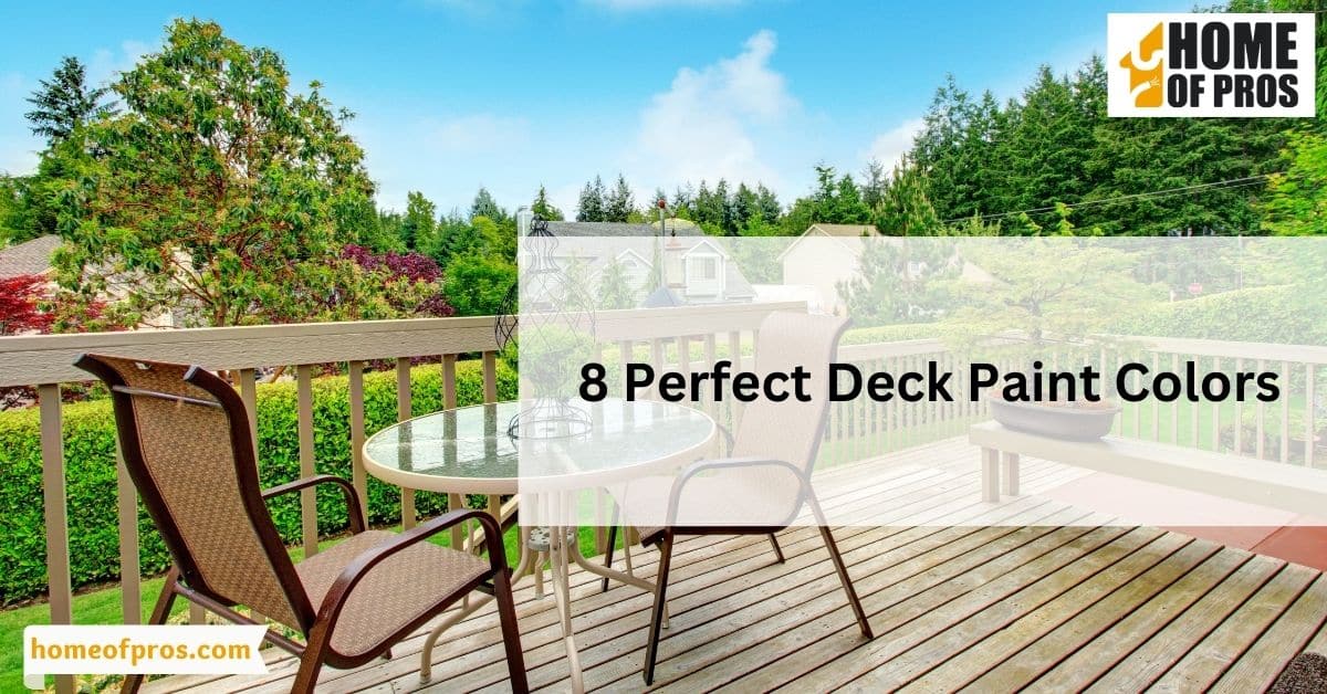 8 Perfect Deck Paint Colors