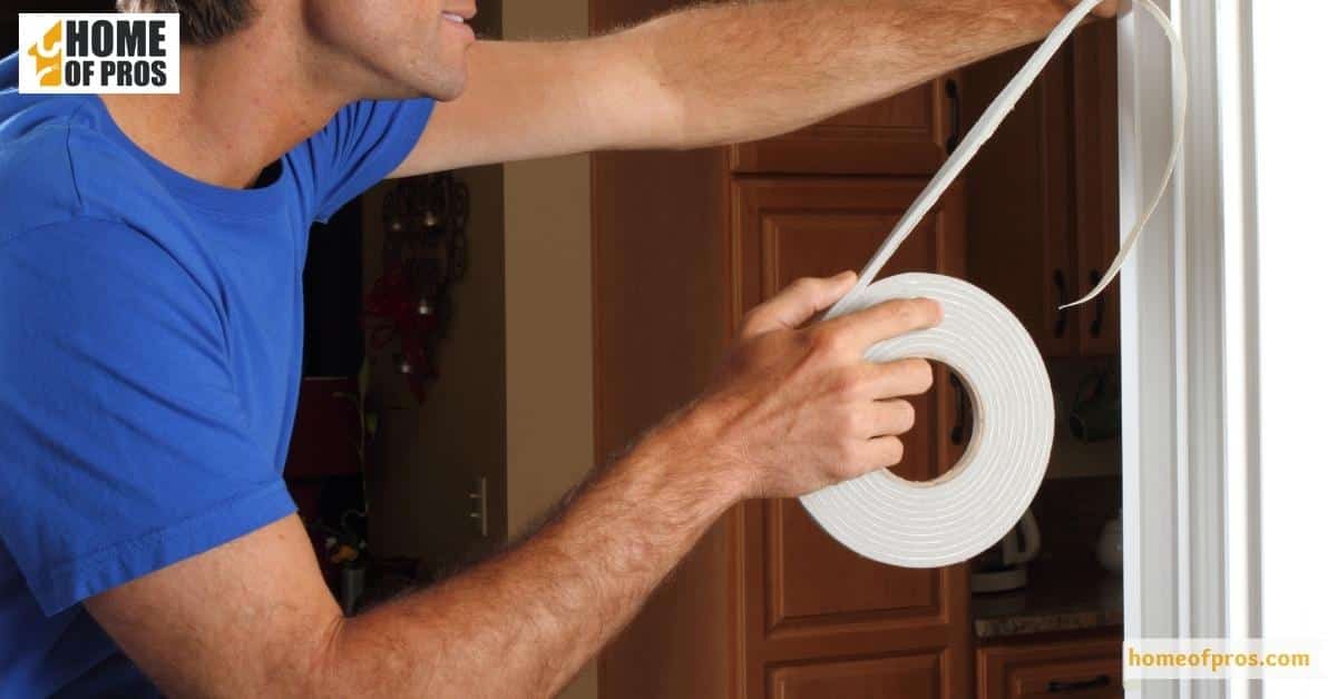 Add weatherstripping to doors and windows to prevent air leaks
