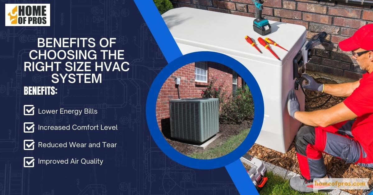Benefits of Choosing the Right Size HVAC System