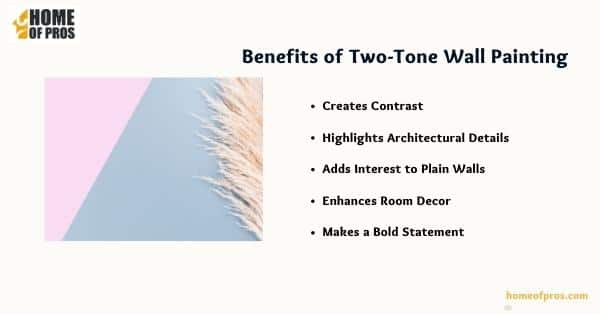 Benefits of Two-Tone Wall Painting