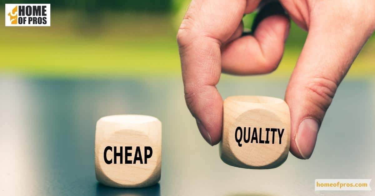 Beware of Cheap Prices