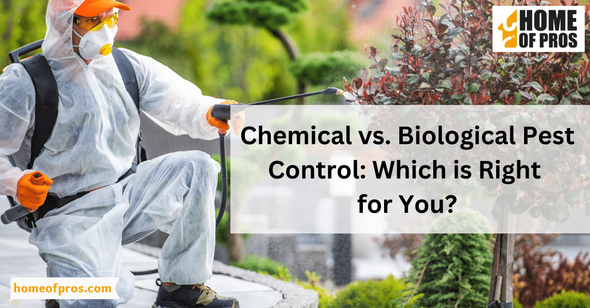 Chemical vs. Biological Pest Control: Which is Right for You?
