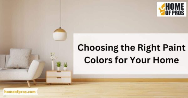 Choosing the Right Paint Colors for Your Home