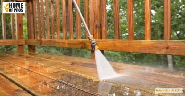 Cleaning the Deck