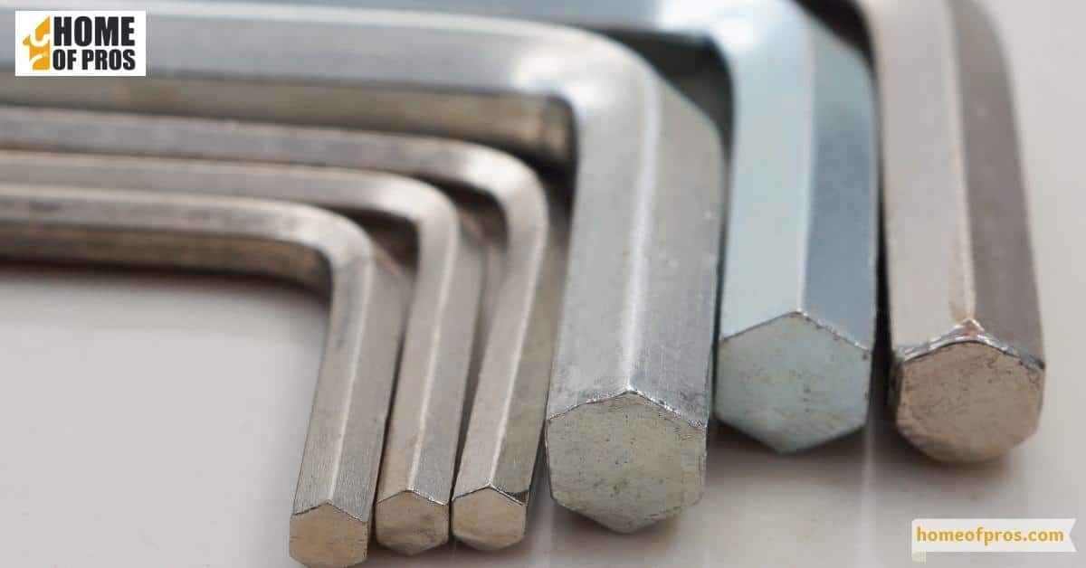 Clearing blockages with a hex key or wooden spoon