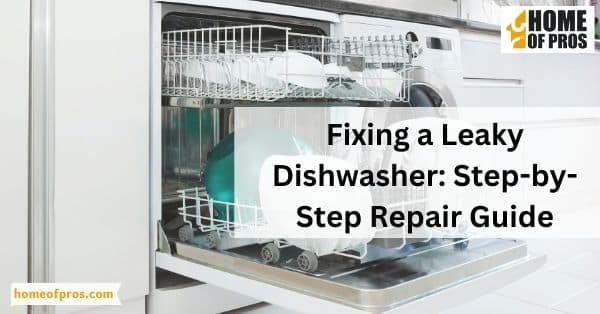 Fixing a Leaky Dishwasher: Step-by-Step Repair Guide