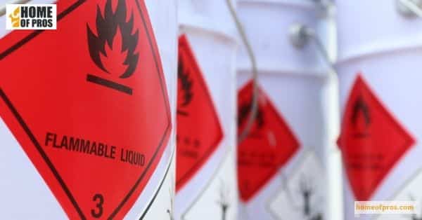 Flammable Materials in Close Proximity
