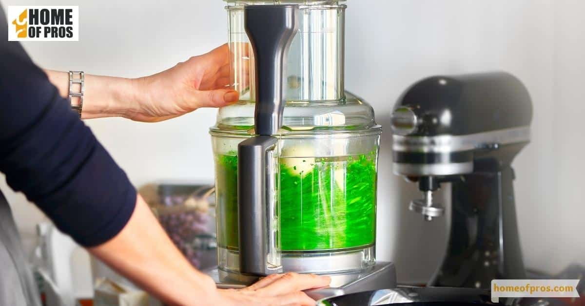 Food Processor Vibrating or Moving