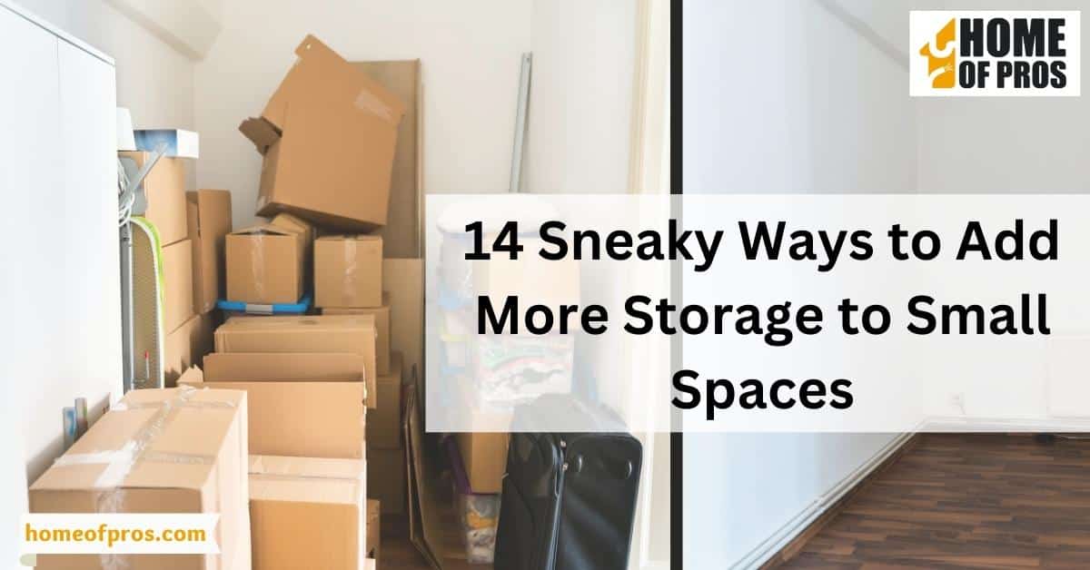 14 Sneaky Ways to Add More Storage to Small Spaces