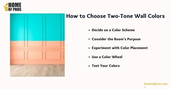 How to Choose Two-Tone Wall Colors