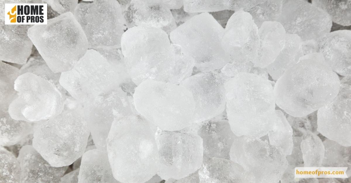 Ice Cubes And Salt
