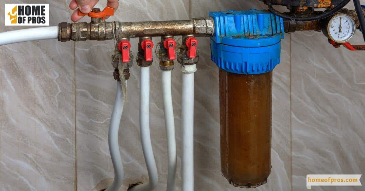 Identify the Water Shutoff Valve