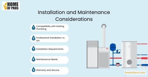 Installation and Maintenance Considerations