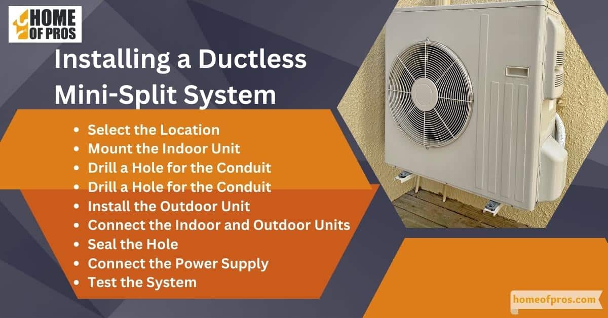 Installing a Ductless Mini-Split System