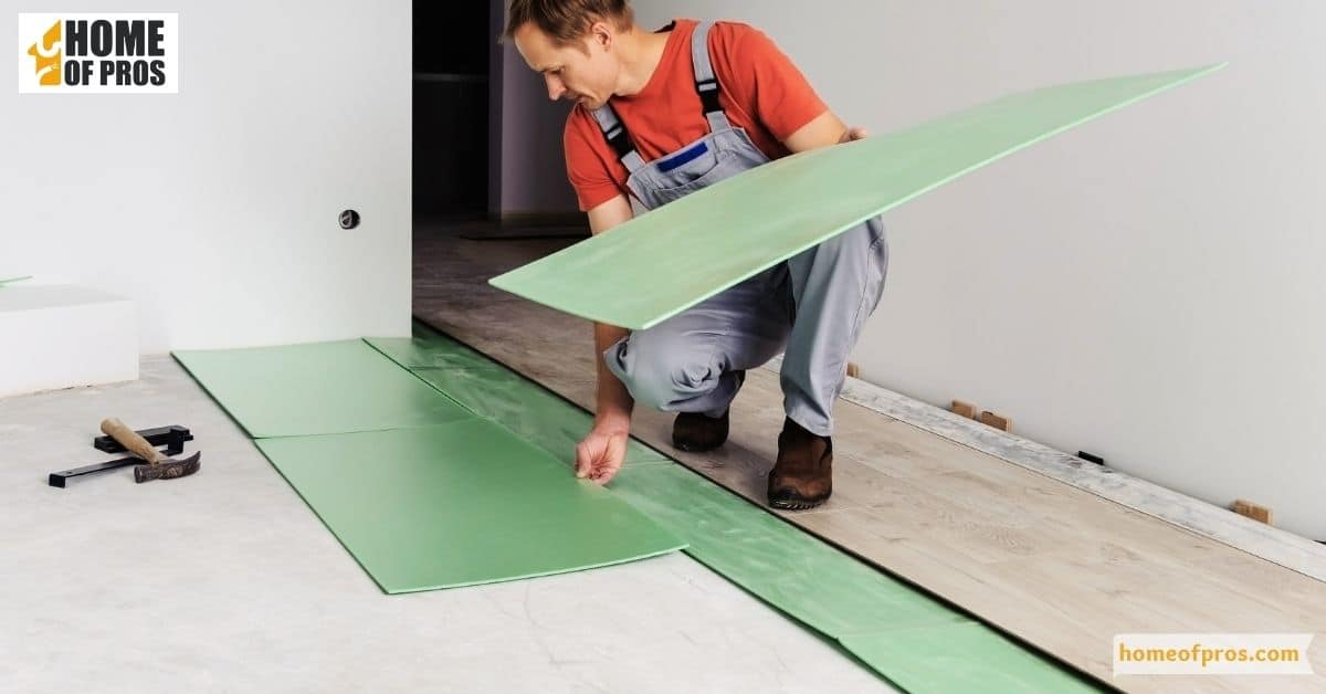 Installing the Underlayment