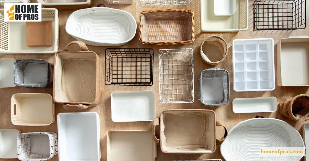 Invest in stackable storage containers