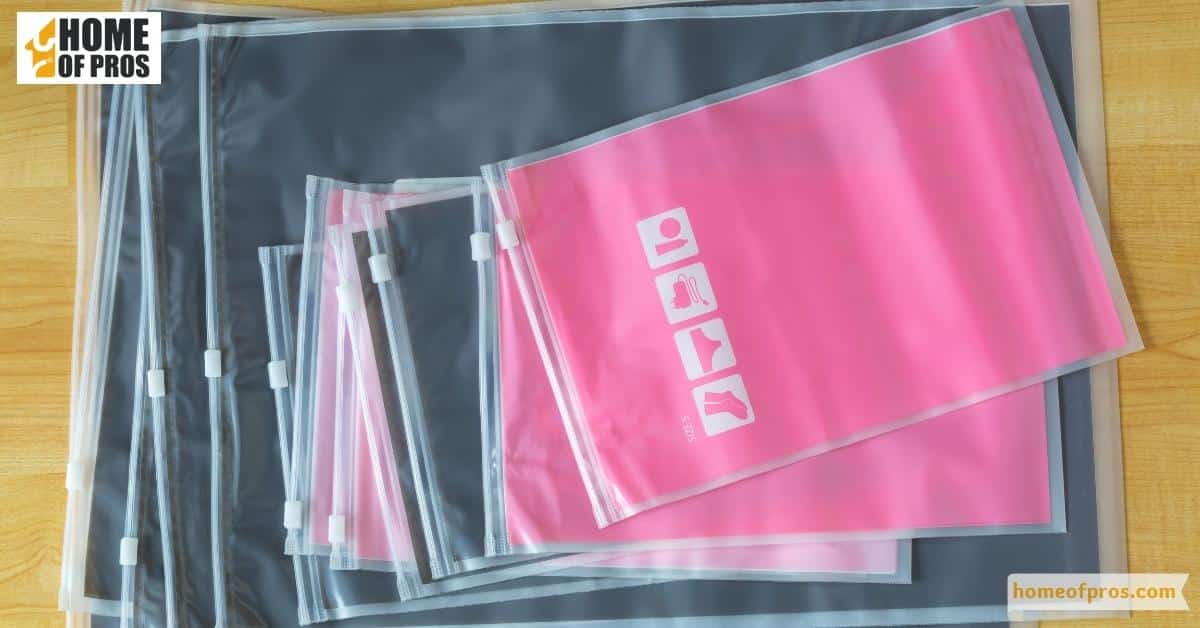 Keep your clothing in sealable plastic bags