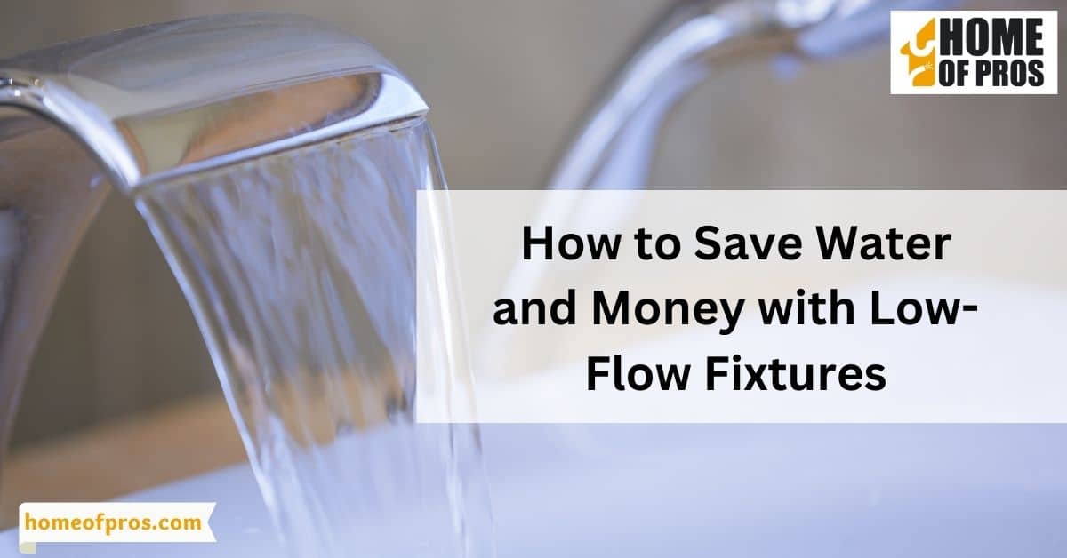 How to Save Water and Money with Low-Flow Fixtures