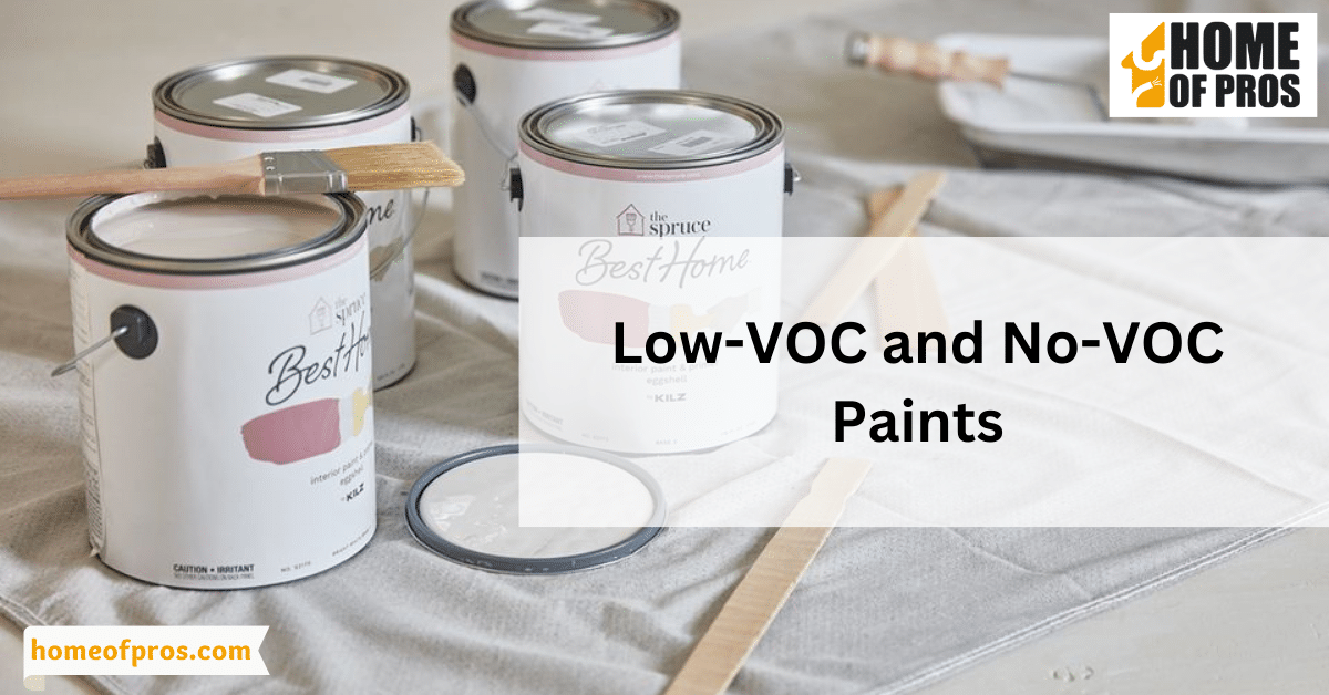 Low-VOC and No-VOC Paints