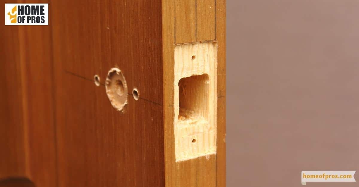 Mark the Doorknob Hole