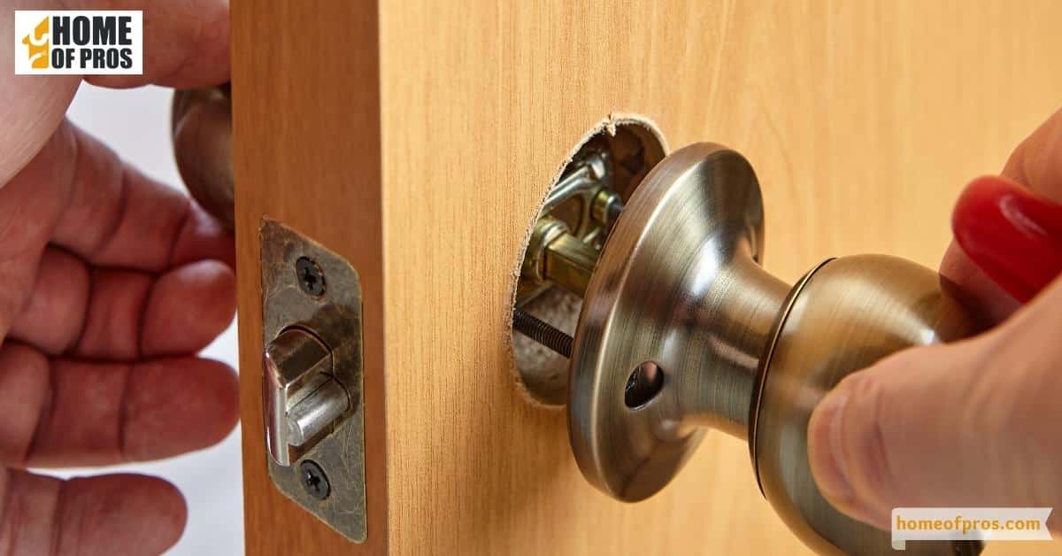 Mount the Doorknob and Latch