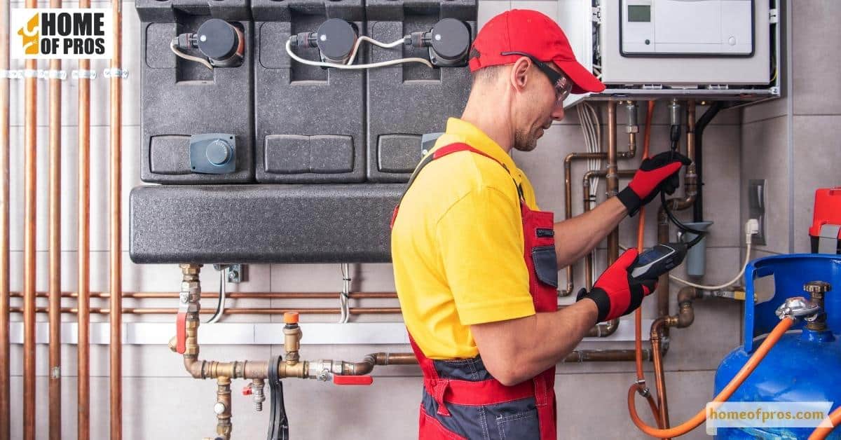 Perform a final check for leaks before using the water heater