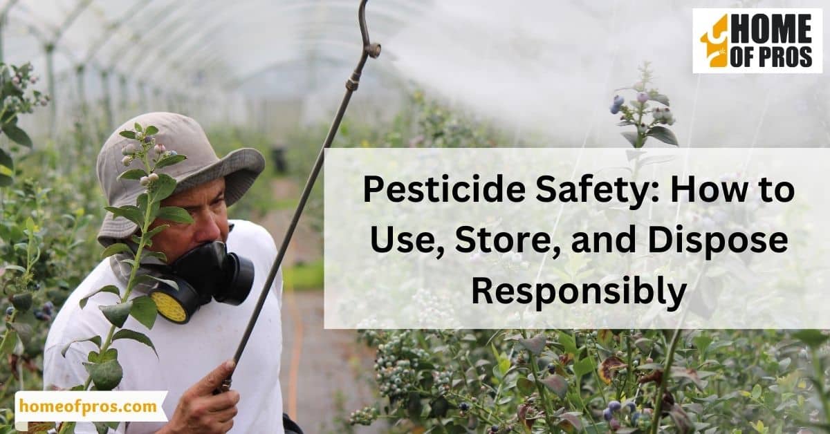 Pesticide Safety: How to Use, Store, and Dispose Responsibly
