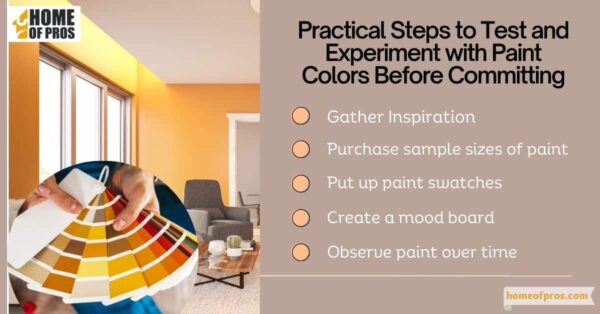 Practical Steps to Test and Experiment with Paint Colors Before Committing