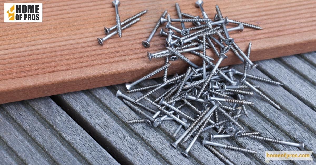 Replace Nails with Screws