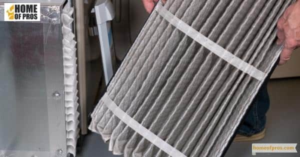 Replacing a disposable filter