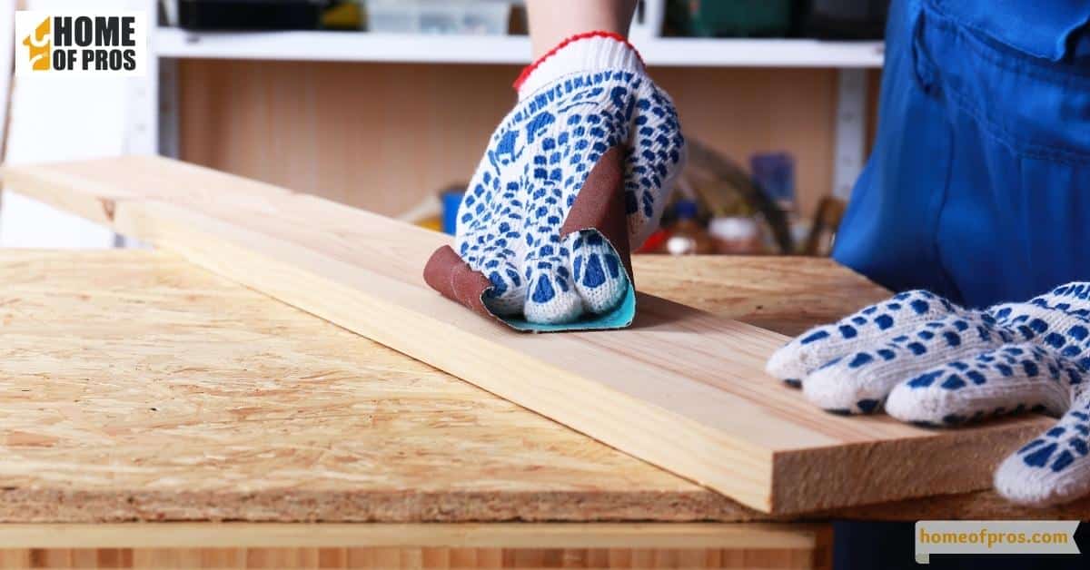 Sanding and Finishing