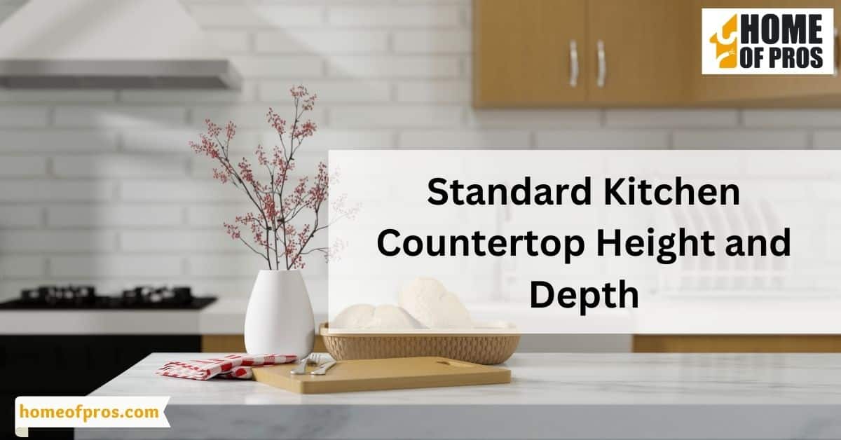 Standard Kitchen Countertop Height and Depth