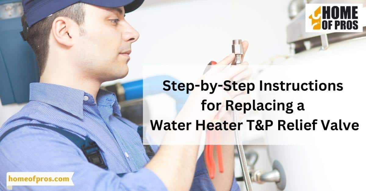 Step-by-Step Instructions for Replacing a Water Heater T&P Relief Valve