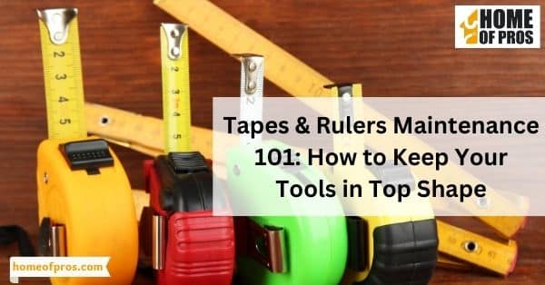 Tapes & Rulers Maintenance 101: How to Keep Your Tools in Top Shape
