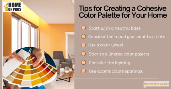Tips for Creating a Cohesive Color Palette for Your Home
