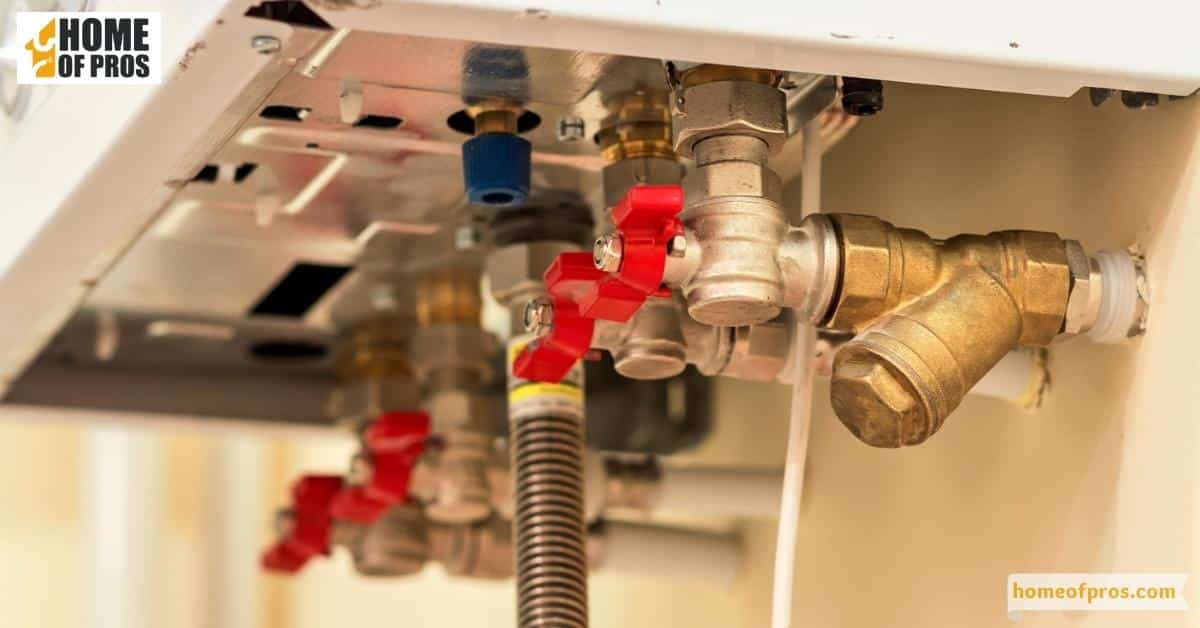 Turn off the power and water supply to the heater