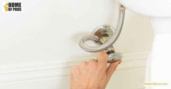 Turn off the Water to the Fixture