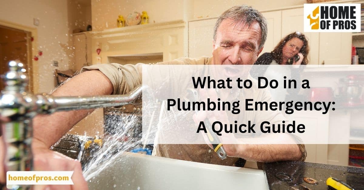 What to Do in a Plumbing Emergency: A Quick Guide