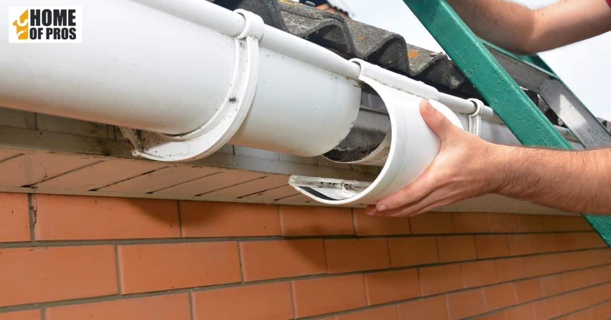 8. Fix Gutters and Downspouts