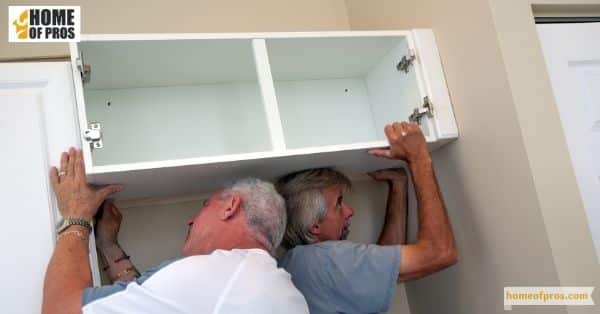 Install Open Cabinets