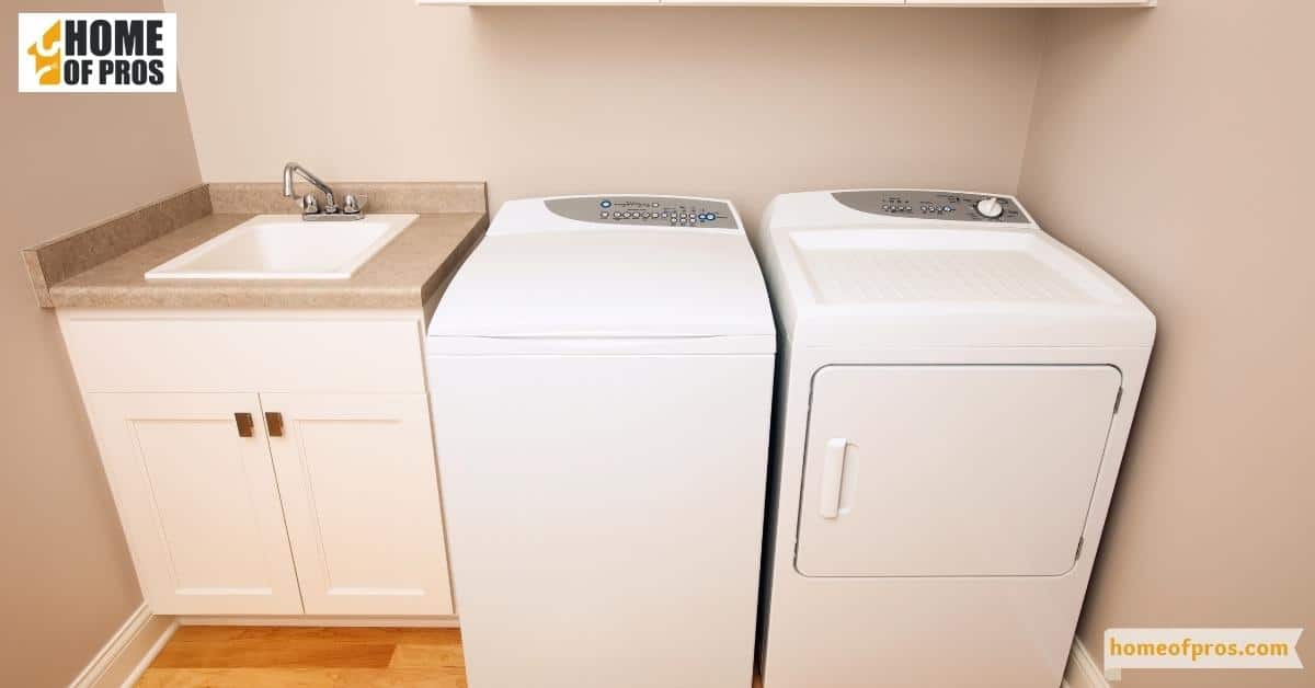 Hide Your Washer & Dryer with Curtains