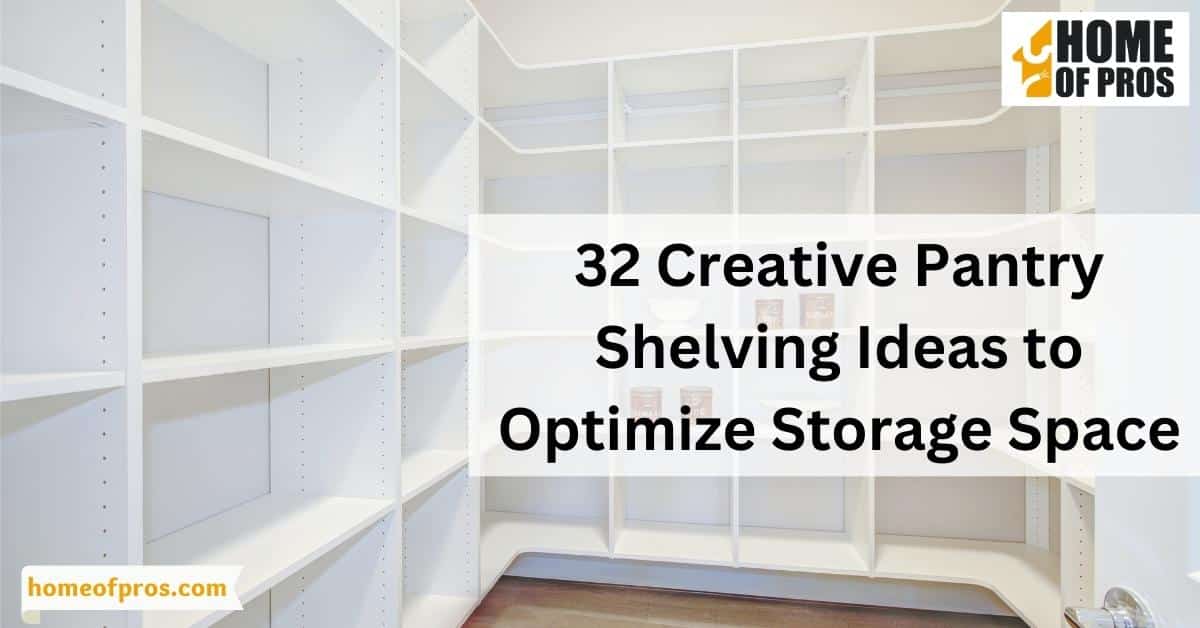 32 Creative Pantry Shelving Ideas to Optimize Storage Space